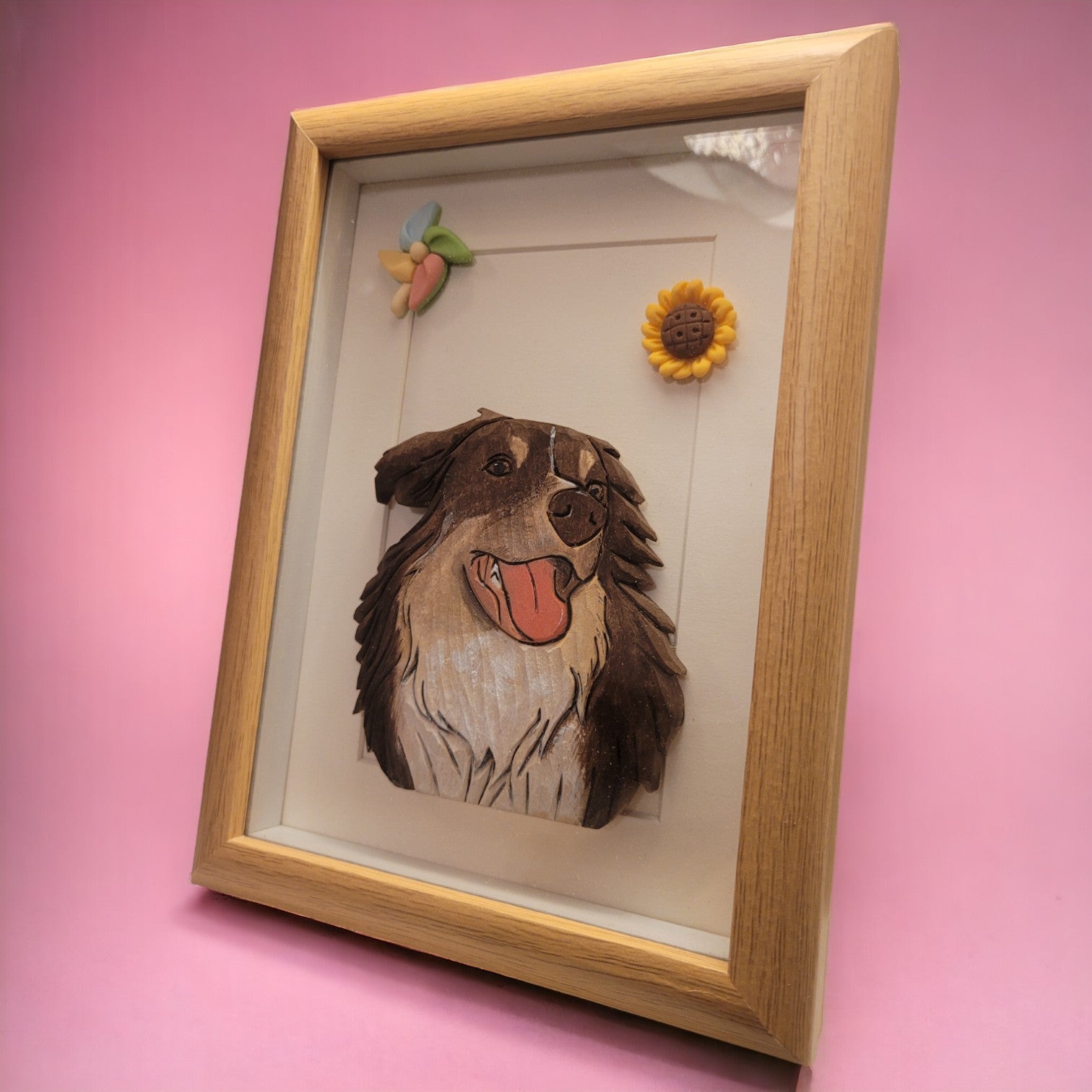 Custom Pet Portrait Commissions on Wood hot Wall Hangings