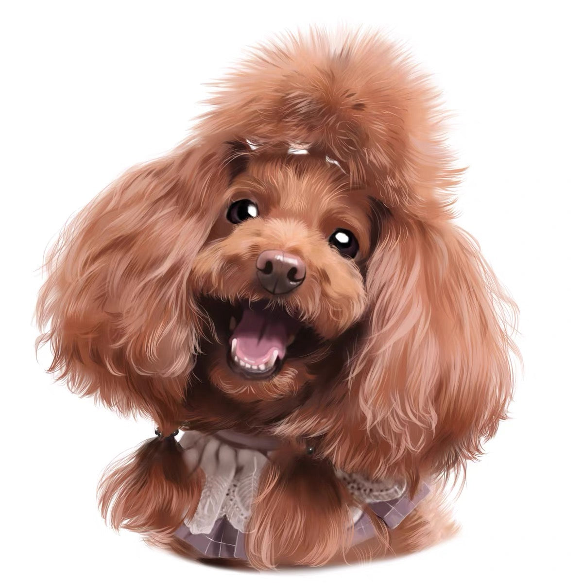 Pawtrait Perfection: Custom Whisker-to-Tail Digital Artwork