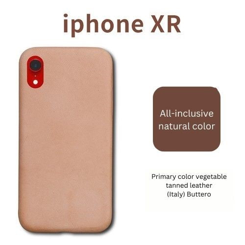 Hand-Painted Pet Portrait Vegan-Tanned Leather Phone Case