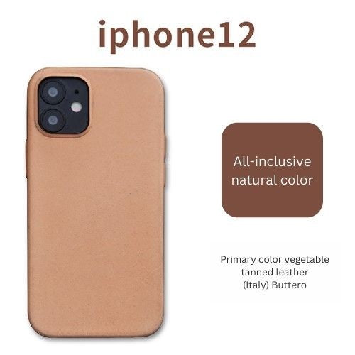 Hand-Painted Pet Portrait Vegan-Tanned Leather Phone Case