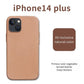 Hand-Painted Pet Portrait Vegan-Tanned Leather Phone Case