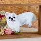 Custom Animal Portrait Glass Painting, Cat or Dog Portrait, Pet Memorial Gifts