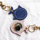 Custom pet portrait photo keychain, Custom photo keyring for pet lovers