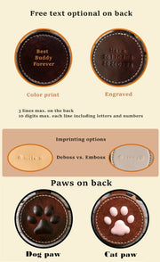 Customization options for personalize handcrafted pet portrait car mirror charm